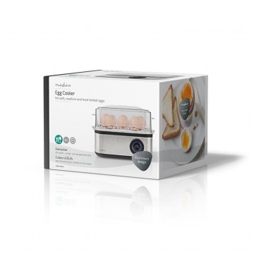 KAEB130EAL Βραστήρας Αυγών 8 Θέσεων 500W Ασημί
